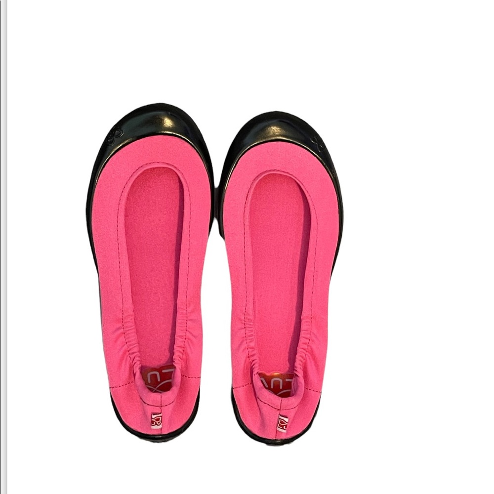 Luv Footwear Dream Flat Neon Pink Youth Size 1